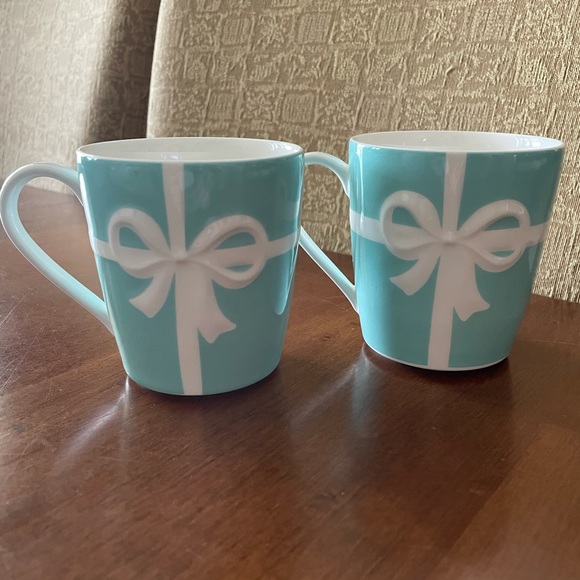 Tiffany & Co. Dining Tiffany Co Bow Mug Set Of 2 New Never Used